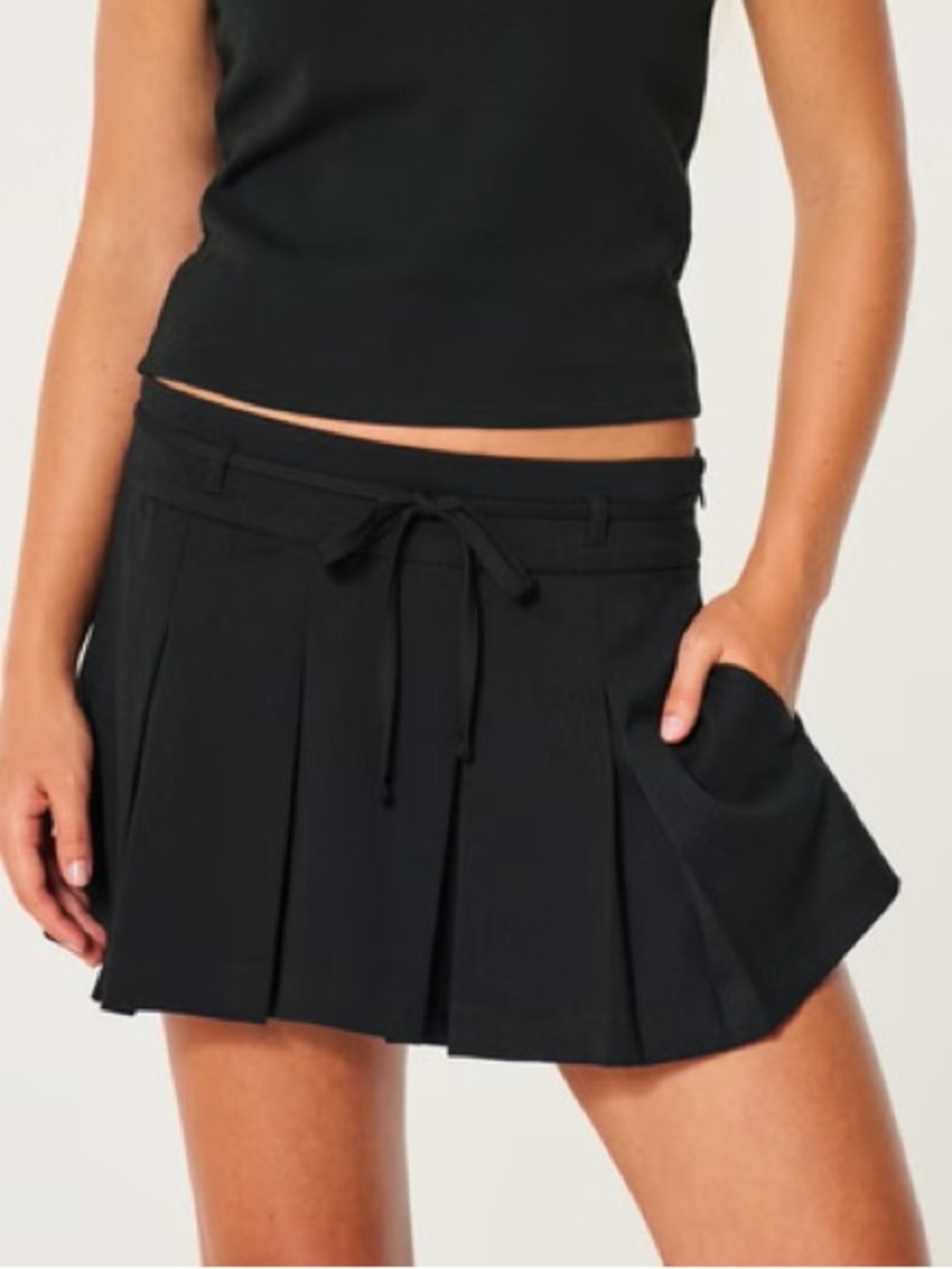 Hollister Black Mini Skort